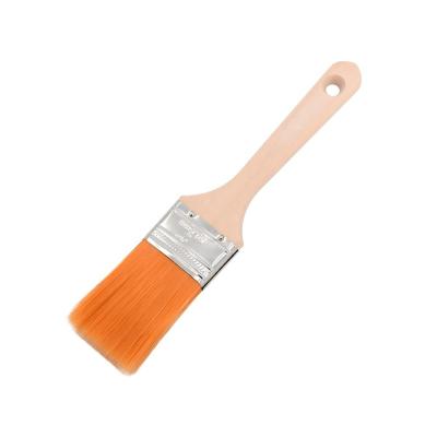 China Wholesale Professional Flat Angle Manufacturers Filament Wooden Handle Paint Brush Set for sale