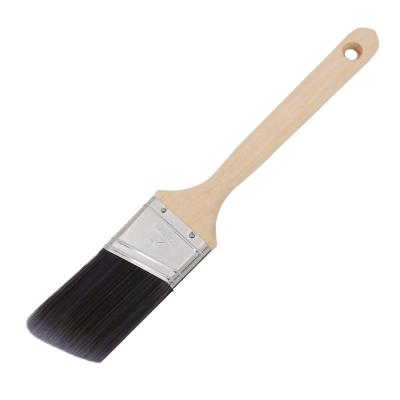 China Factory Direct Sale Professional Wood Handle Angled Paint Brush For Painting Walls for sale