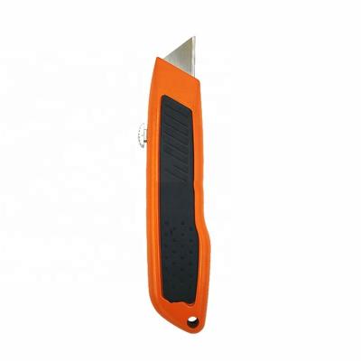 China Professional Manufacture 18mm Width Utility Knife Multi Function Box Cutter Knife Blade Utility Knife for sale