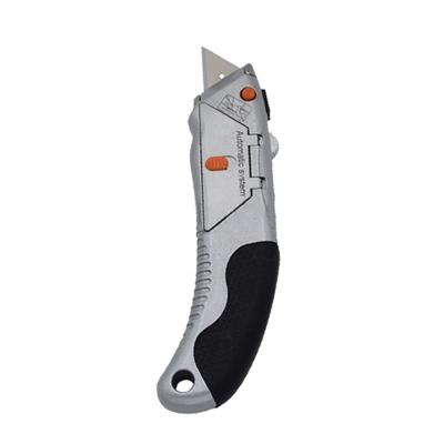 China Multi functional utility knife with high quality zinc alloy 18mm utility knife of various tools, utility knife blade, knife utility miaoda for sale