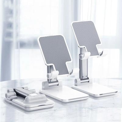 China Adjustable Amazon Trend Adjustable Tablet Stand Table Desk Cell Foldable Extend Support Mobile Phone Holder Desk Stand For iPhone iPad Adjustable for sale