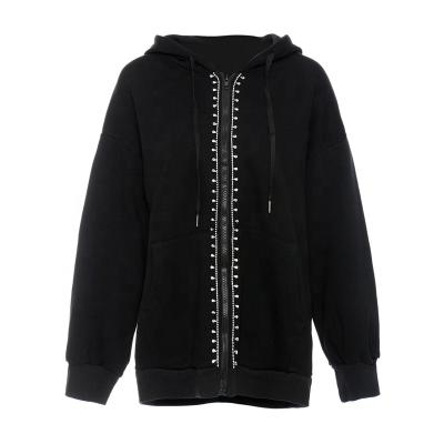 China Breathable Hand-stitched Hoodie With Cored-out Back Vintage Hoodie For Women for sale