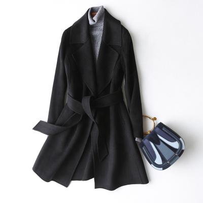 China Breathable Hot Sale Long Sleeved Elegant Coat Thin Casual Lady Coat for sale