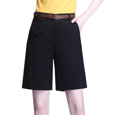 China Breathable Summer Tube Temperament Straight Wearing Suit Shorts High Waist Thin Women's Shorts for sale