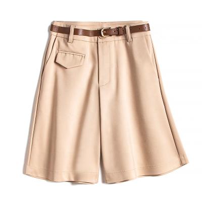 China Breathable Summer Tube Temperament Straight Wearing Suit Shorts High Waist Shorts for sale