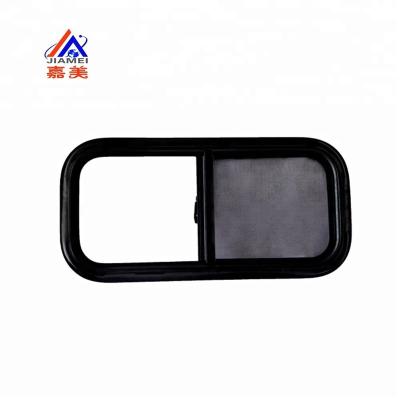 China Sliding Opening Caravan Window Made Of Aluminum Alloy Acrylic Glass for sale