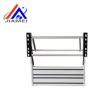 China Jiamei Body Accessories Can Support 220 Kg Aluminum Alloy Folding Steps For RV Trailer Camper Motorhome Car for sale