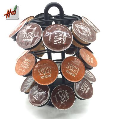 China Dolce Enthusiast Sustainable Black Creative Custom Coffee Capsule Holder for sale