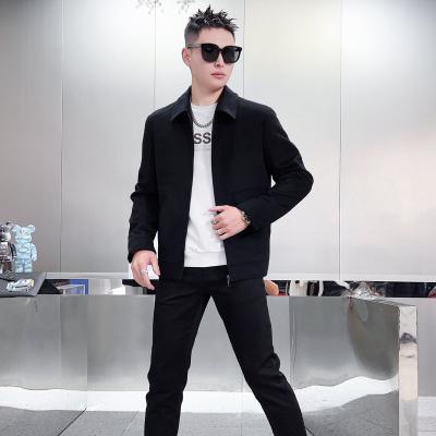 China Wool Men's Breathable Jacket Business Men's Clothing Fashion Autumn/Winter Casual Coat for sale