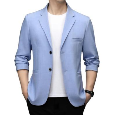 China High quality thin simple canvas men's wear spring and sunscreen breathable men's casual suit for sale