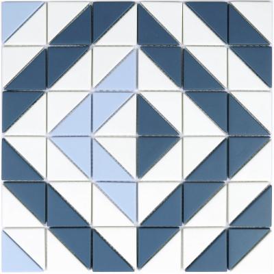 China Parquet recycle glass mosaic slabs wholesale backsplash mosaic wall pattern OEM&ODM for sale