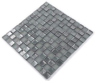 China Decorative Flooring Film Crystal Glass Mosaic Glitter Slabs for Wall Washroom Tiles Backsplash Kitchen Slabs for sale