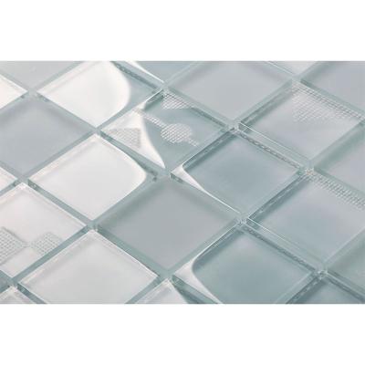 China Dot Crystal 48X48X8mm Popular Tile Waterproof Wall Tile 48X48X8mm Sketch Tile Bathroom Kitchen Parquet Backsplash Mosaic Sticker Adhesive Tile for sale