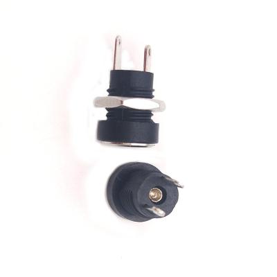 China audio & High Quality Visual DC-022B 2Pin Header Black Accepting 2.1mm or 2.5mm DC Power Waterproof Female Jacks for sale