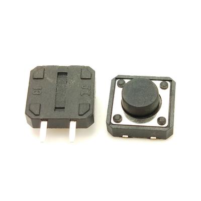 China SMD Type 12*12*6mm Mini Micro Push Tact Switch Button Two Pins 12*12*6mm for sale