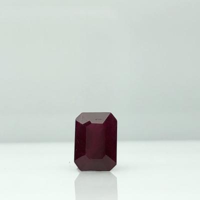 China Top Natural Ruby of Mozambique's Best Red Octagon 1 cts for Platinum Wedding Ring or Pendant by TAKAT Rare and Unique Gems - for sale