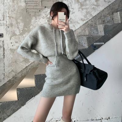 China Summer 2022 new design sense short sleeve temperament zipper dress viable women's slim hooded sexy skirt for sale