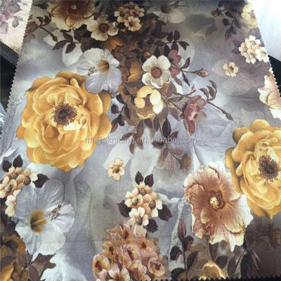 China Plain FDY velvet paper printing for sofa hometextile for sale