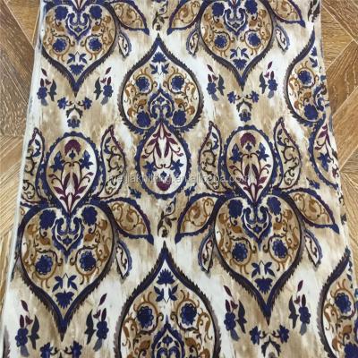 China Plain Factory Wholesale Paper Printing 100%Polyester Knitted Velvet for sale