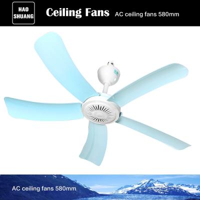 China Best Brand Easy / Energy Saving 580mm Power Saving 24inch Small Plastic Ceiling Fans For Home for sale