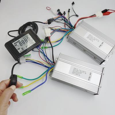 China Dual LCD Display W900*1+2*BLDC Motor Driven 24V36V48V60V400W-5000W Controllers For Electric Scooter Motorcycle MTB Atv Snowmobile W900DUAL for sale