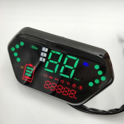 China EBIKE SCOOTER CONVERSION 36V48V60V72V LCD Display FOR ELECTRIC SCOOTER EBIKE MTB with CLIP TO REAR INSTRUMENT GAUGE for sale