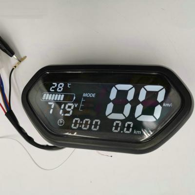 China Tachometer lcd DISPLAY light 48v60v72v84v96v120v144v level indicator / electric scooter gauge bike tricycle dashboard 15.5*8.2*3.2cm battery for sale