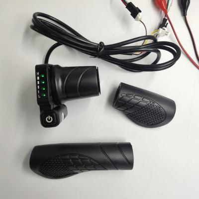 China 160DX Speed ​​Control GRIPS/HALF TWIST THROTTLE+LED Display/BATTERY LEVEL INDICATOR+power knob FOR Electric Bike UTV DIY PART 160DX for sale