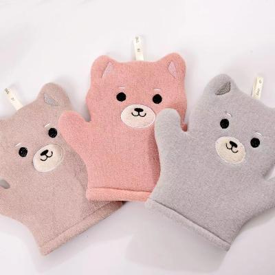 China EXFOLIATING Wholesale Korean Exfoliating Bath Gloves Kids Skin Remover Dead Body Massage Eco - Friendly for sale