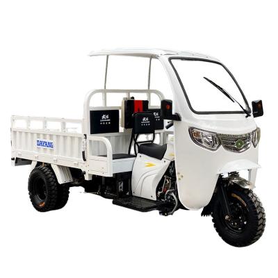 China Hot Selling 200cc/250cc/300cc Full Wheel Gasoline 3 Wheel Motorcycle Gasoline Engine Cabin Cargo Tricycle for sale