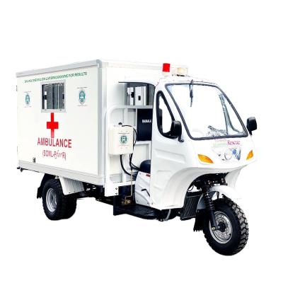 China 2021 DAYANG Factory Cargo Tricycles High Quality Motorcycles 250CC Motorized Cheap Ambulance Tricycle For Adult Big Wheel for sale