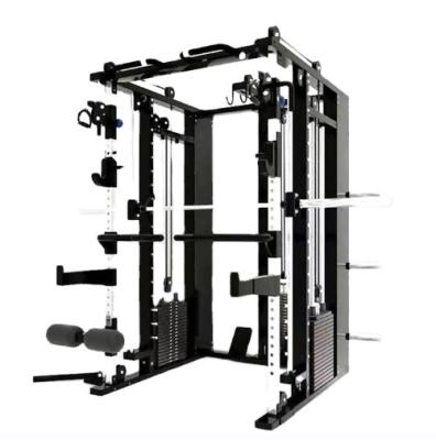 China Best Price Universal Commercial Gym Equipment Smith Machine With Three Group Multi Stacks For Body Exercise for sale