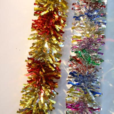 China Aluminum Tinsel Garland For Festival Party Pet Christmas Decoration for sale