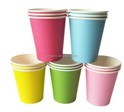 China Colorful Kids DIY Doodles Daily Life Festival Celebration Paper Cups Party Event Birthday Paper Cups Paper Cups for sale