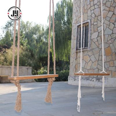 China Direct Swing Seat, Super Comfortable Factory Sales2021new Adult Outdoor Rope Backyard Macrame Children Kids Wooden Tree Swing for sale