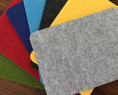 China Factory Highly Efficient 1mm, 2mm, 3mm Polyester Muffler Polyester Fiber Wool Sound Absorption Acoustic Felt for sale