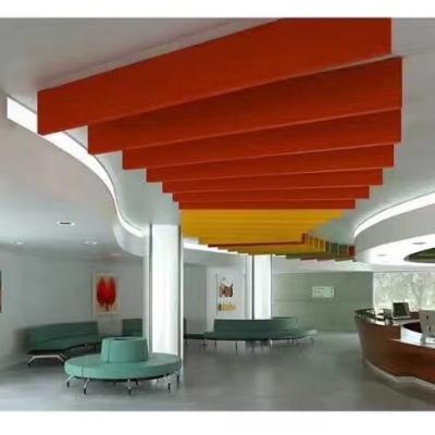 China Highly Effective Decorative Sound Absorption Acoustic Panel Perforated Hanging Muffler Ceiling for sale