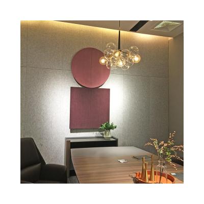 China Highly Effective Sound Absorption Acoustical Board Polyester Felt Wall Panels Acoustic Sound Absorption For Office for sale