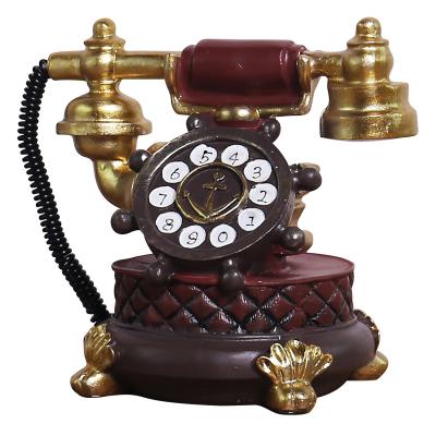 China Newest Design China Retro Style Creative European Dial Phone Pattern High Quality Home Decor Crafts for sale