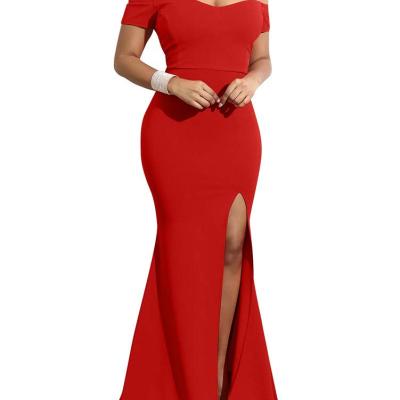 China 2023 Springpopulardresses Anti-Static Women Plus Size Party High Waist Evening Dressfor Club Long for sale