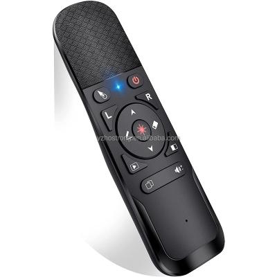 China TV Presentation Remote With Air Mouse Function Presenter Clicker RF 2.4GHz USB Wireless Laser Pointer Presenter for sale