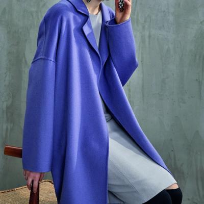 China Wholesale Super Soft Luxury Winter Cashmere Coat Warm Lady Wool Coat for sale