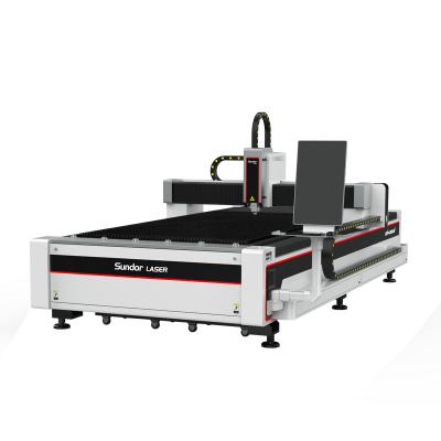 China Sundor 1000w Metal fibre aluminum laser cutting machine metal price for sale for sale