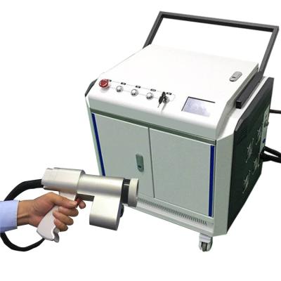 China New design 50w 70w 100w 200w 350w highest efficiency portable laser cleaning machine for aluminum plate rust, paint cleaning for sale