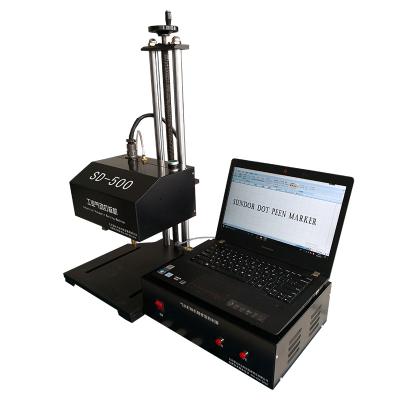 China Portable Code Marking Pneumatic Dot Peen Marking Machine For Metal And Some Hard Plastic for sale