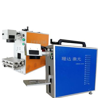 中国 Air Cooling 50w Advertising Company Fiber Laser Marking Machine 3d 30w Raycus 販売のため