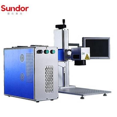 China 20W 30W 50W Separate fiber laser marking machine for sale of Sundor Laser for sale