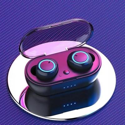 China Y50 TWS BT In-ear Earphone Radio 5.0 Stereo Headphones Earbuds Gaming Headset With Charging Box For All Phone for sale