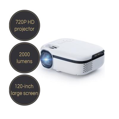 China Custom Short Portable Desktop Cinema WIFI 720P USB WIFI 720P Throw LCD Projector Video Projector Proyector for sale