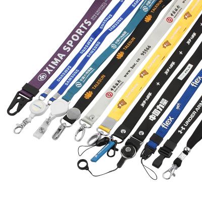 China Order Maker Cheap Personalized Neck Durable Full Color Printing Minimum Tool Printing Custom Polyester Lanyards for sale